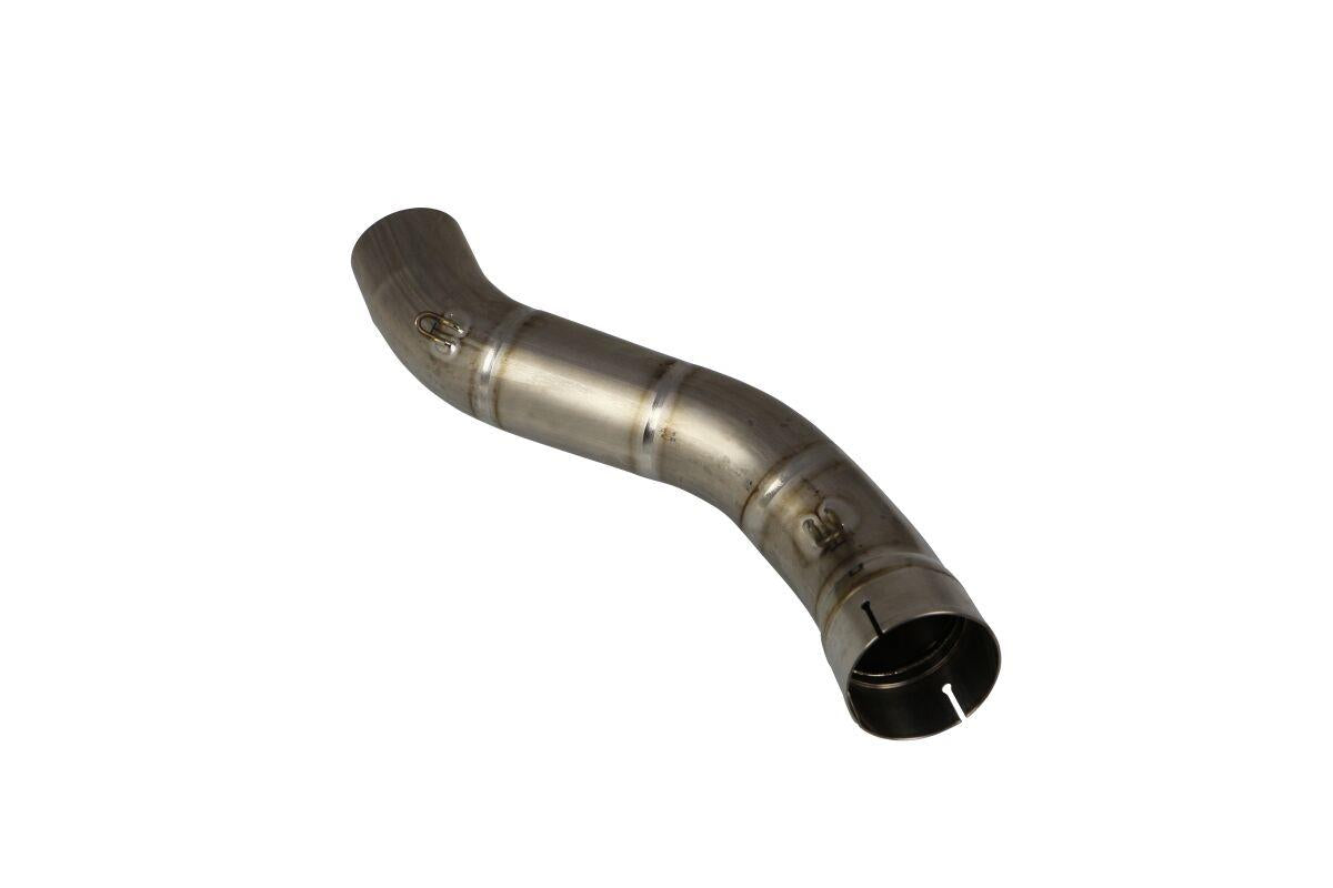 Akrapovic Link Pipe Silver Titanium Mid Pipe For Aprilia RSV4 2015-2016 L-A10so8