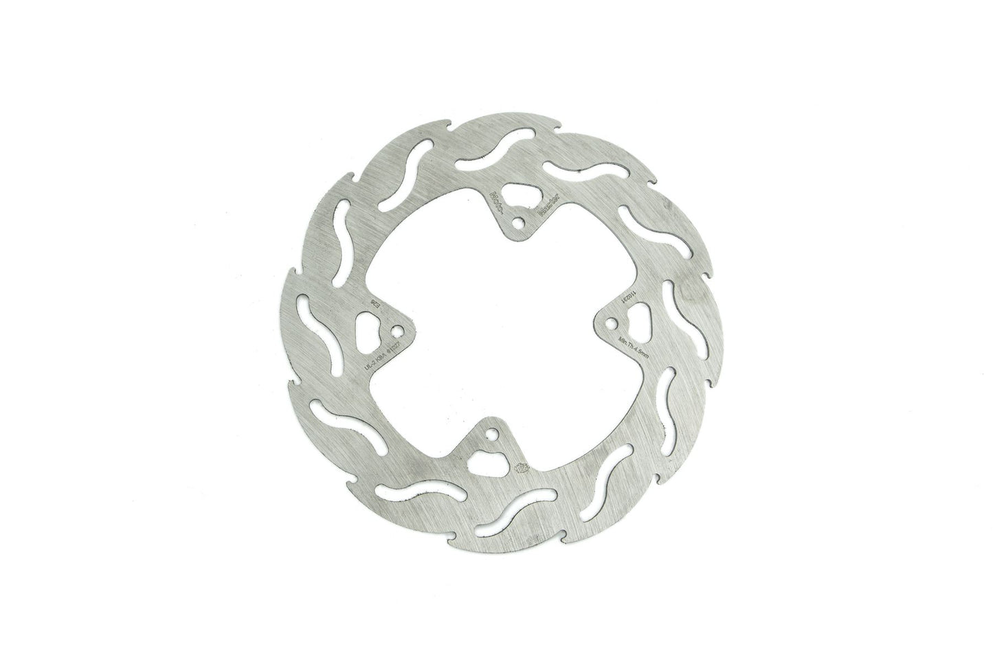 Moto-Master Flame Series Fixed Rotor For Honda CRF 150 R 1996-2026 Silver 110231