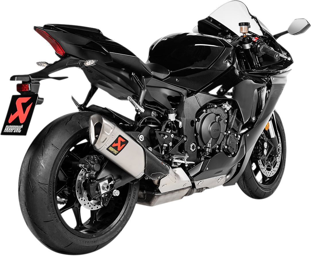 Akrapovic Slip-On Line Muffler TI For Yamaha YZF-R1 1000 15-24 S-Y10SO18-HAPLT