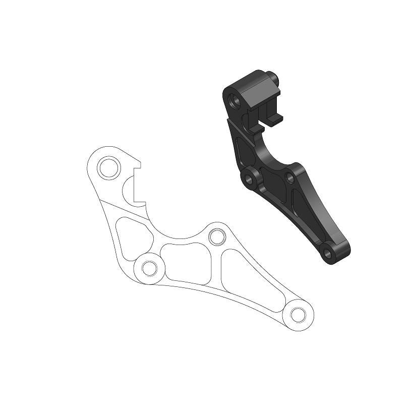 Moto-Master Street Rotor Adapter Bracket For Honda CRF 450 RX 2015-2018 211068