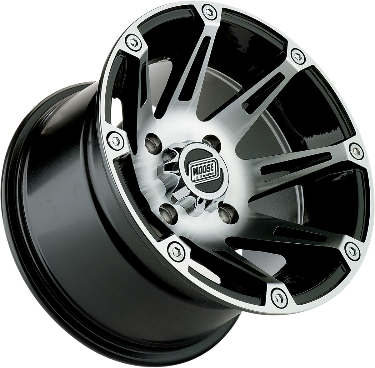 Moose Utility 387 Machined 14X7 4/156 4+3 Alloy Quad UTV Wheel