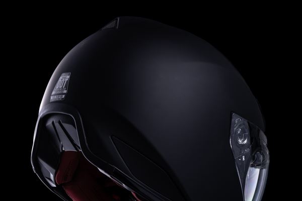 ICON Domain™ Rubatone Motorcycle Helmet Black - 2023 Model