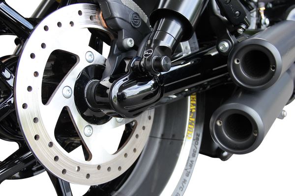 Cult Werk Axle Cover For Harley Davidson VRSCDX 1250 2007-2011 Black HD-ROD027