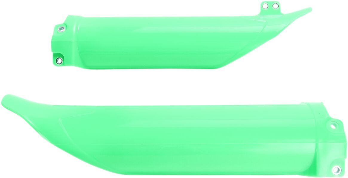 UFO FORK SLIDER PROTECTORS KAWASAKI KXF FLUO GREEN KA04701-AFLU