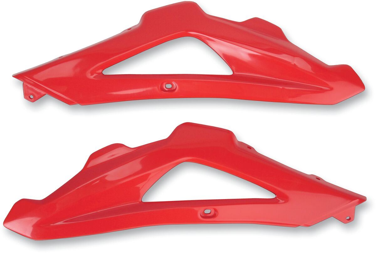 UFO UPPER RADIATOR COVERS HUSQVARNA CR/WR/TE/TC RED HU03316-062