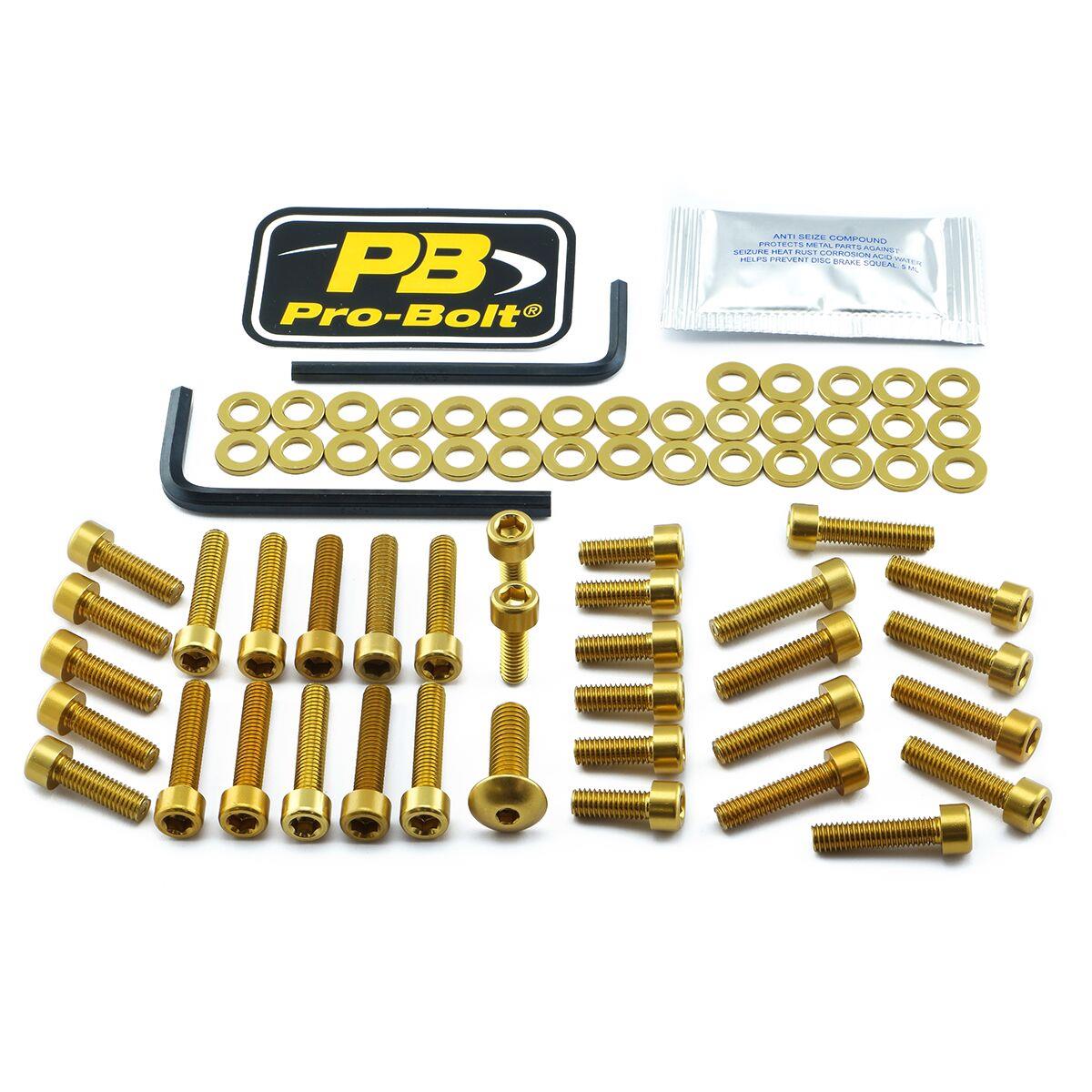 Pro Bolt Aluminium Engine Bolt Kit For Yamaha YZF-R1 1000 2009-2014 EYA406G