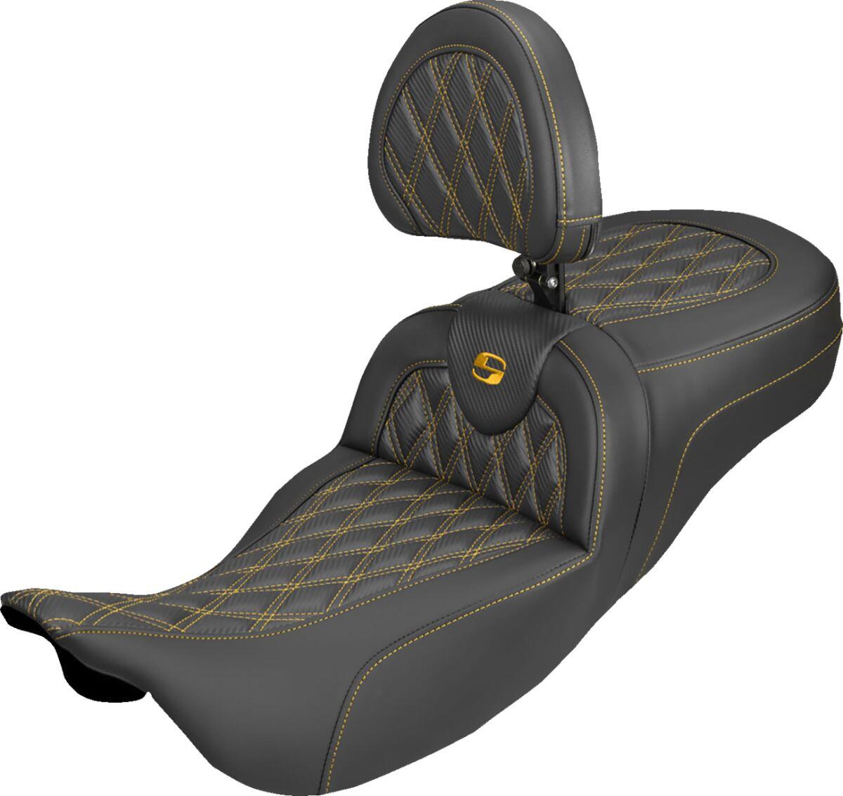 Saddlemen Roadsofa Carbon Fiber Seat For Harley FLHRXS 1868 08-25 808-07B-207B7