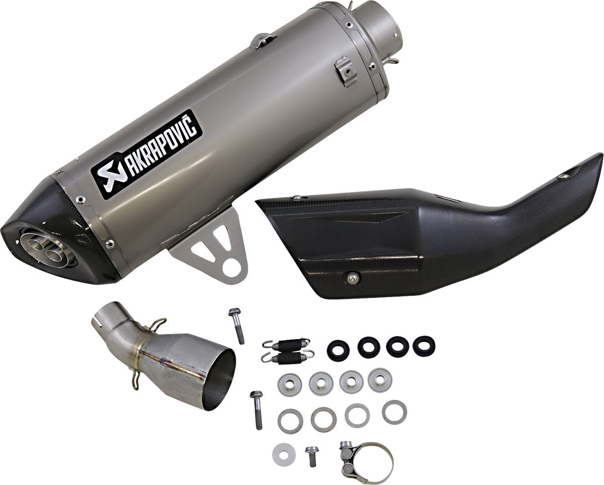 Akrapovic Slip-On Line Scooter Muffler TI/CF For BMW C 400 GT 18-20 S-B4SO2-HRT