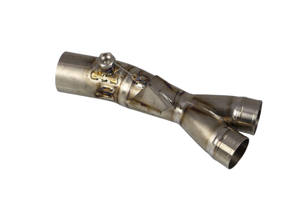 Akrapovic Link Pipe Silver Titanium For Yamaha Yzf-R6 2008-2019 L-Y6e9