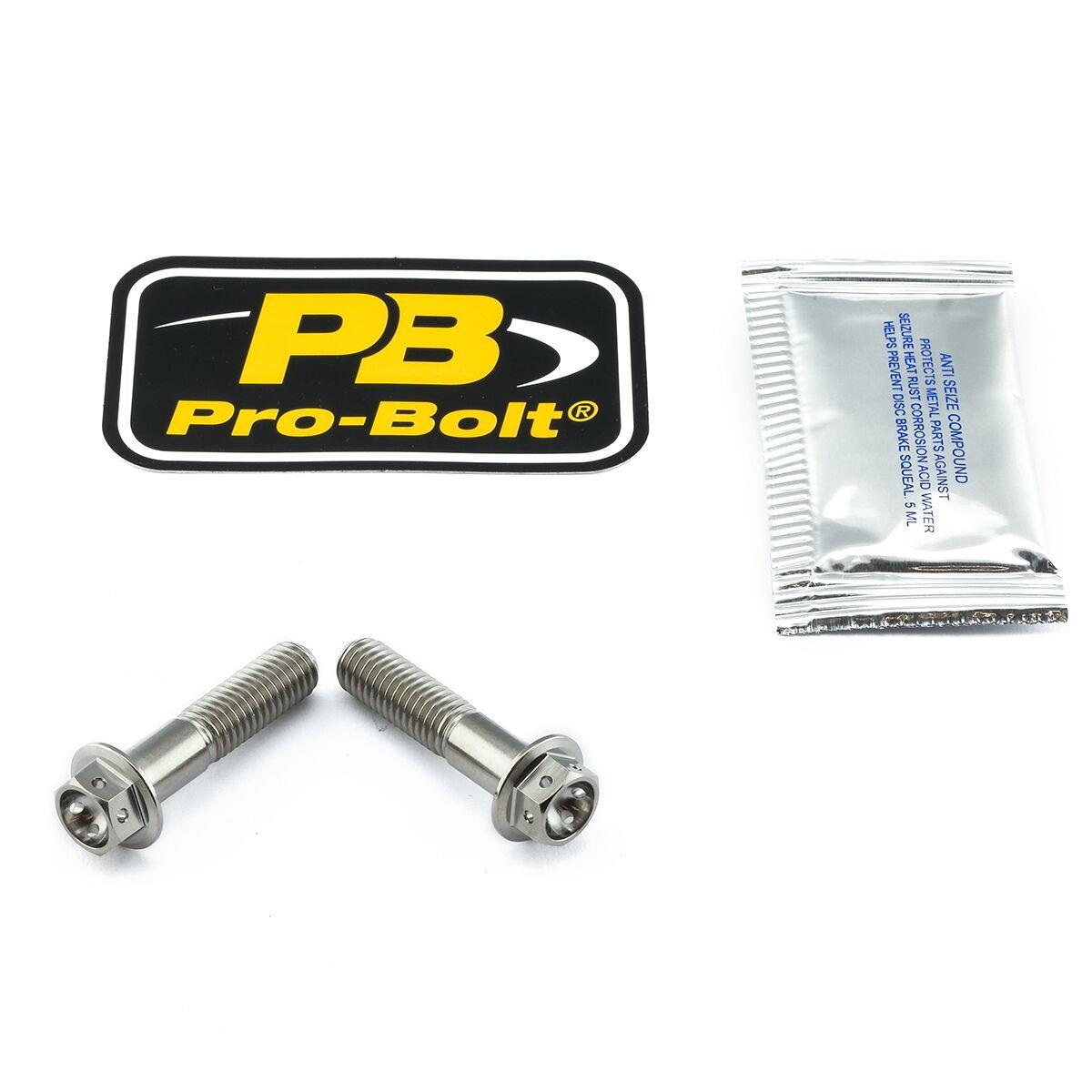 Pro Bolt Brake Caliper Mount Kit For Kawasaki EX 400 1986-2024 TIFBMON220R