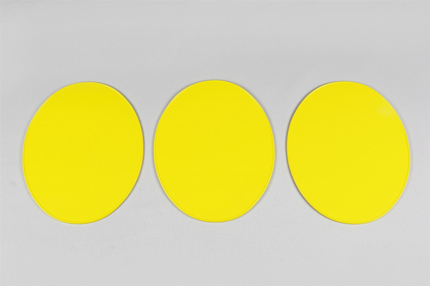 UFO VINTAGE UNI OVAL PLATE (SINCE 70) YELLOW (3-PACK) ME08049D
