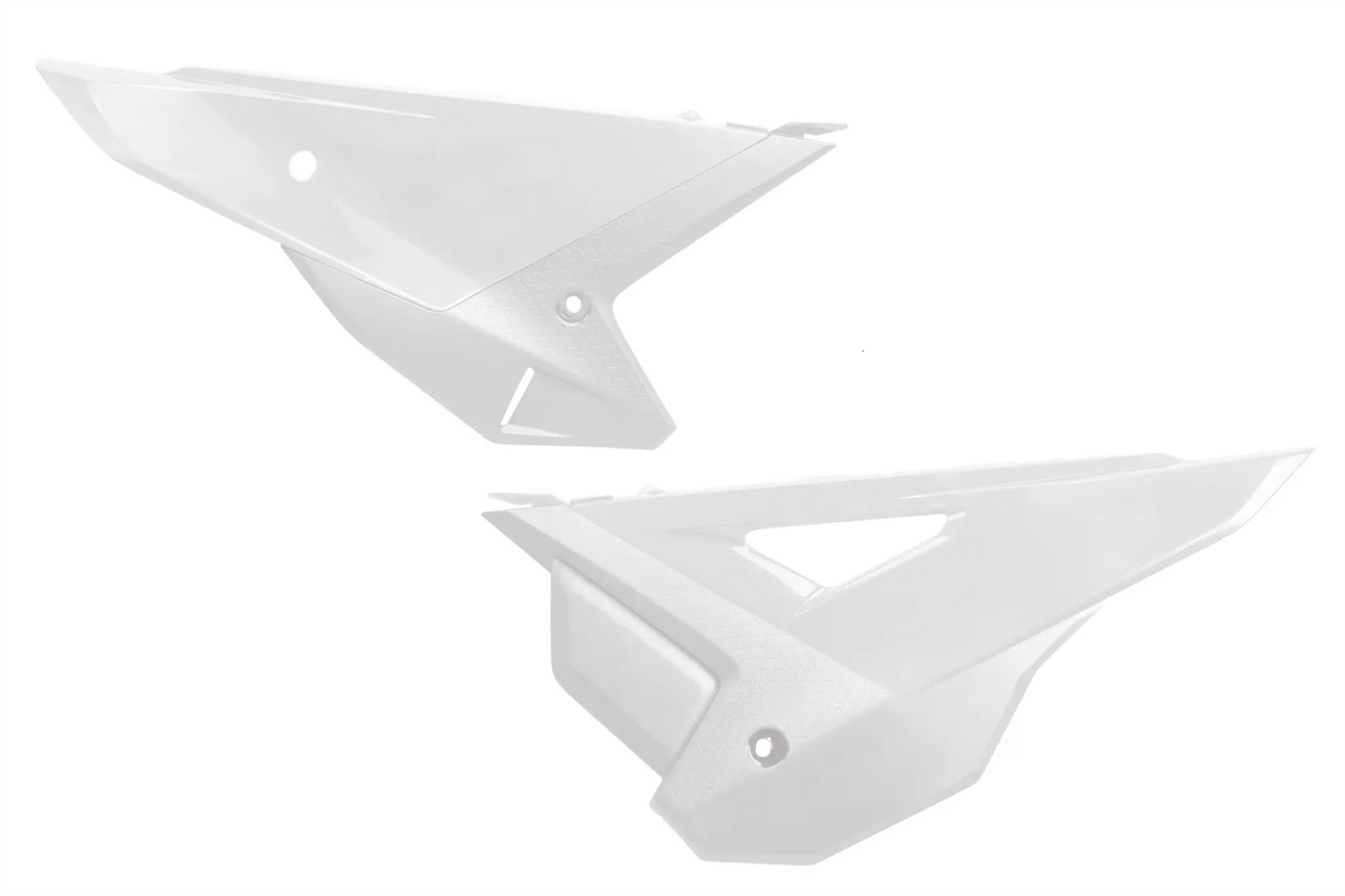UFO Side Panels For Honda CRF 450 R 21-26 White Gloss Pre-Drilled HO05621@041