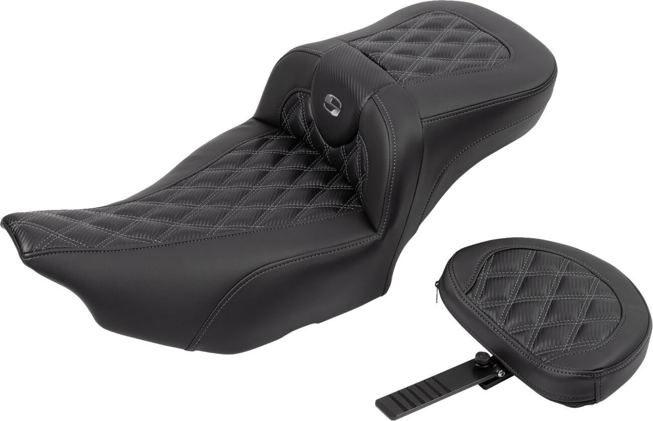 Saddlemen Roadsofa Reach Seat With Backrest For HD FLTRXSE 1977 23-24 823-07-207B2