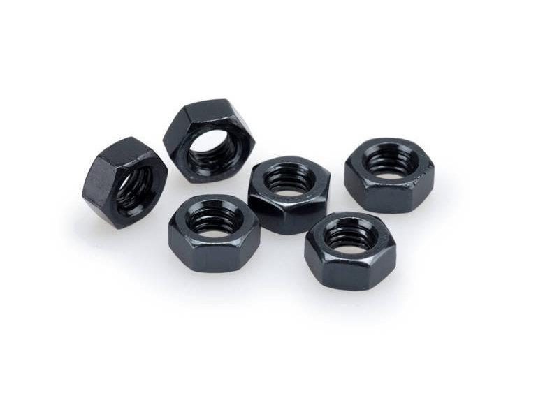 PUIG M8 Nuts x 6 Silver Universal 0863P