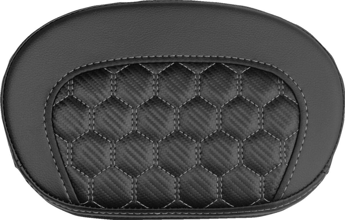 Saddlemen Mini Contour Sissy Bar Pad Black, Gray Saddlehyde™ Each 061019002