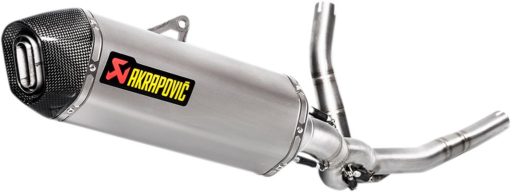 Akrapovic Racing Line Exhaust System Black SS For Suzuki DL 650 17-24 S-S6R9-WT