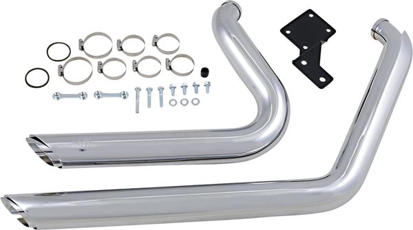 Vance & Hines Shortshots Staggered Exhaust System SS For HD FLS 1690 12-17 17225
