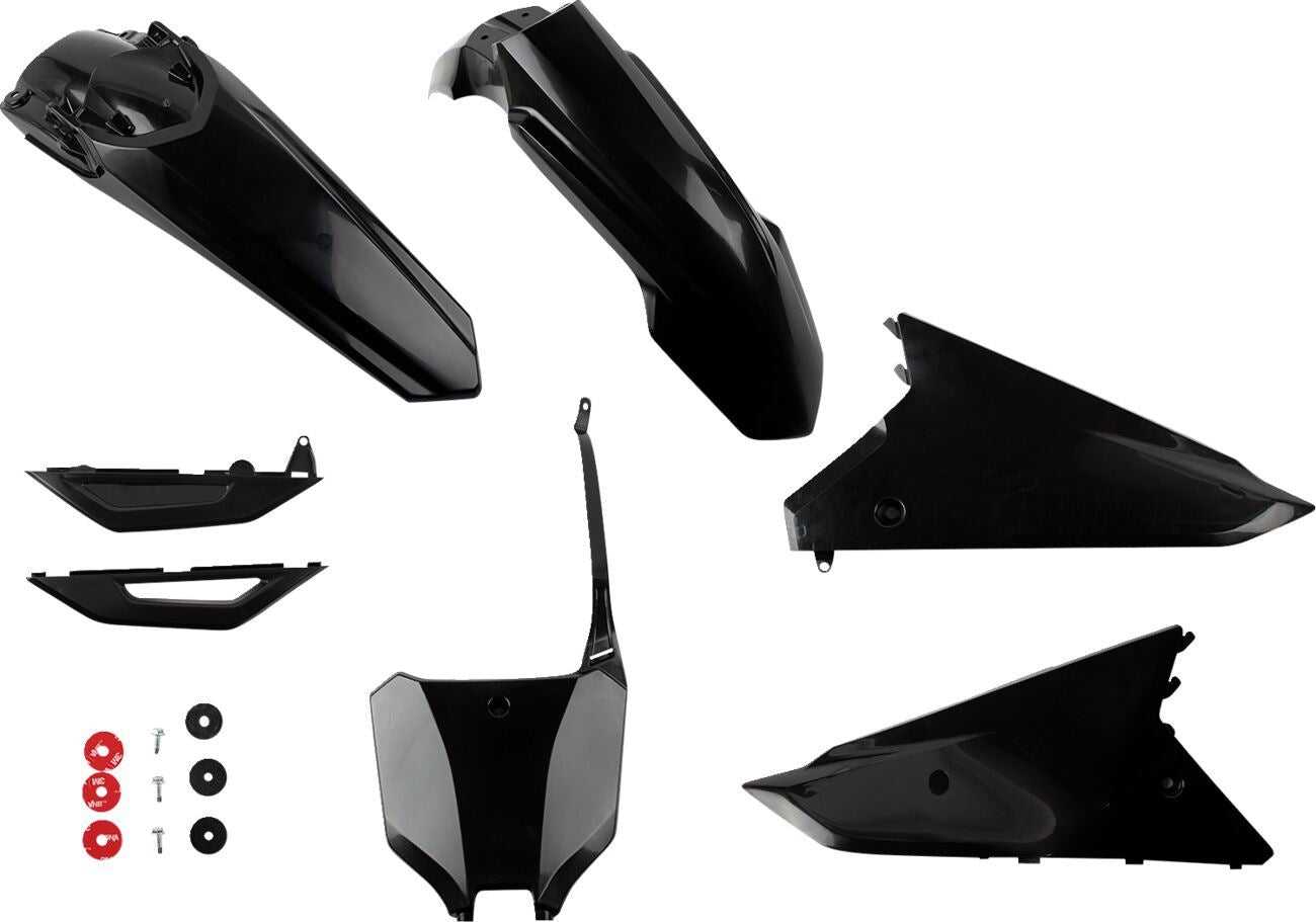UFO Body Kit For Honda Crf450 21-24 Black HOKIT125-001