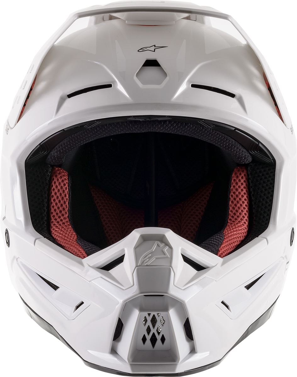 ALPINESTARS Supertech M5 Solid White MX Helmet