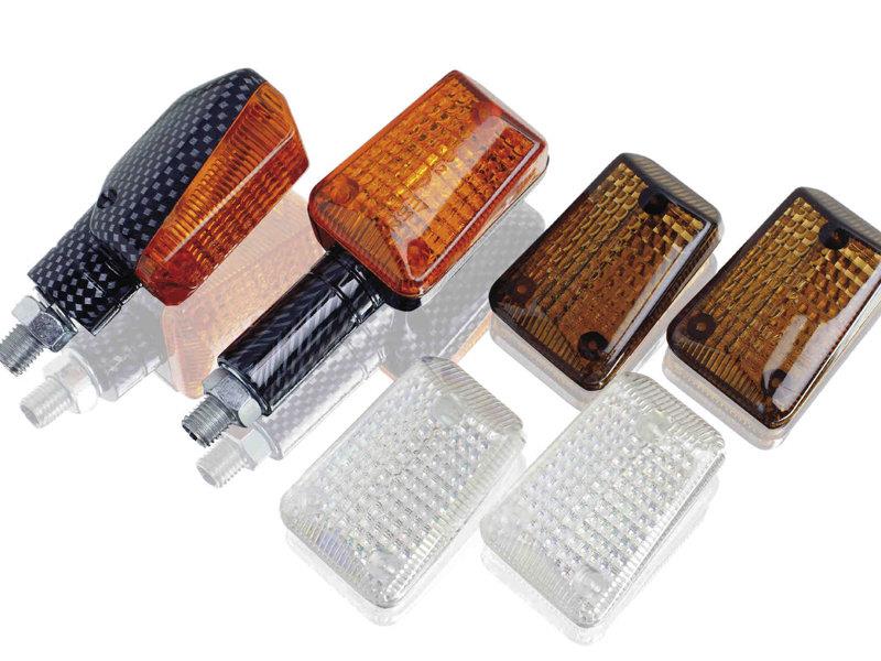 Puig Mini LED Indicators 95 x 37mm Carbon Look 130RA