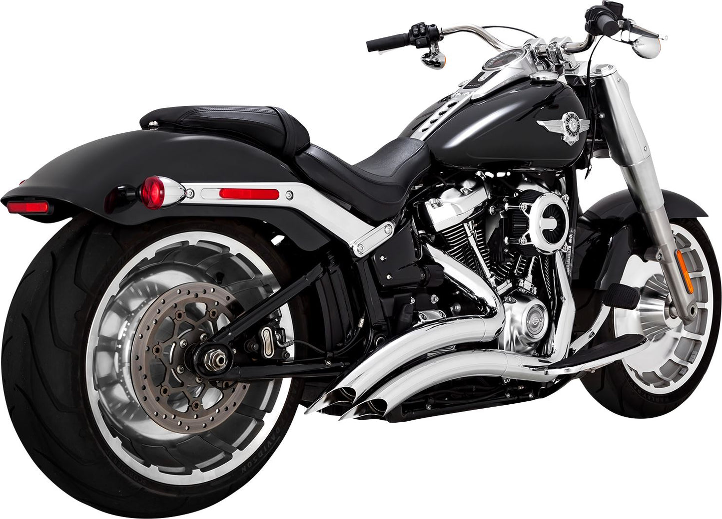 Vance & Hines Big Radius Exhaust System BLK 18+ FB 46375