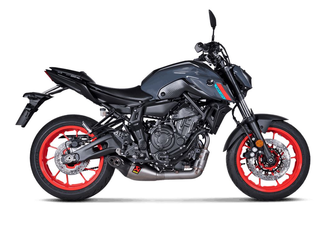 Akrapovic Racing Line Exhaust System TI/CF For Yamaha MT-07 2024 S-Y7R8-HEGEHT/1