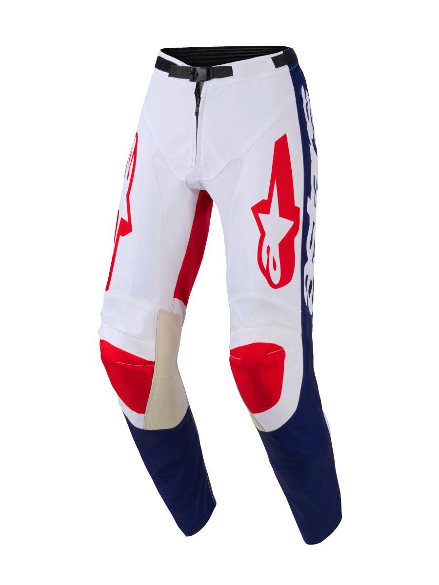 ALPINESTARS Racer Riway Pants WH/BLUE/RED 2025 Model