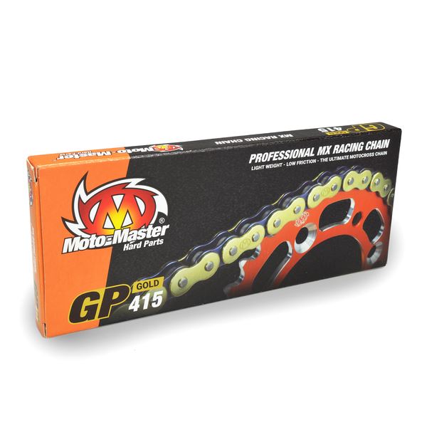 Moto-Master 415 GP Drive Chain For KTM SX 50 2006-2026 Gold Each 641502
