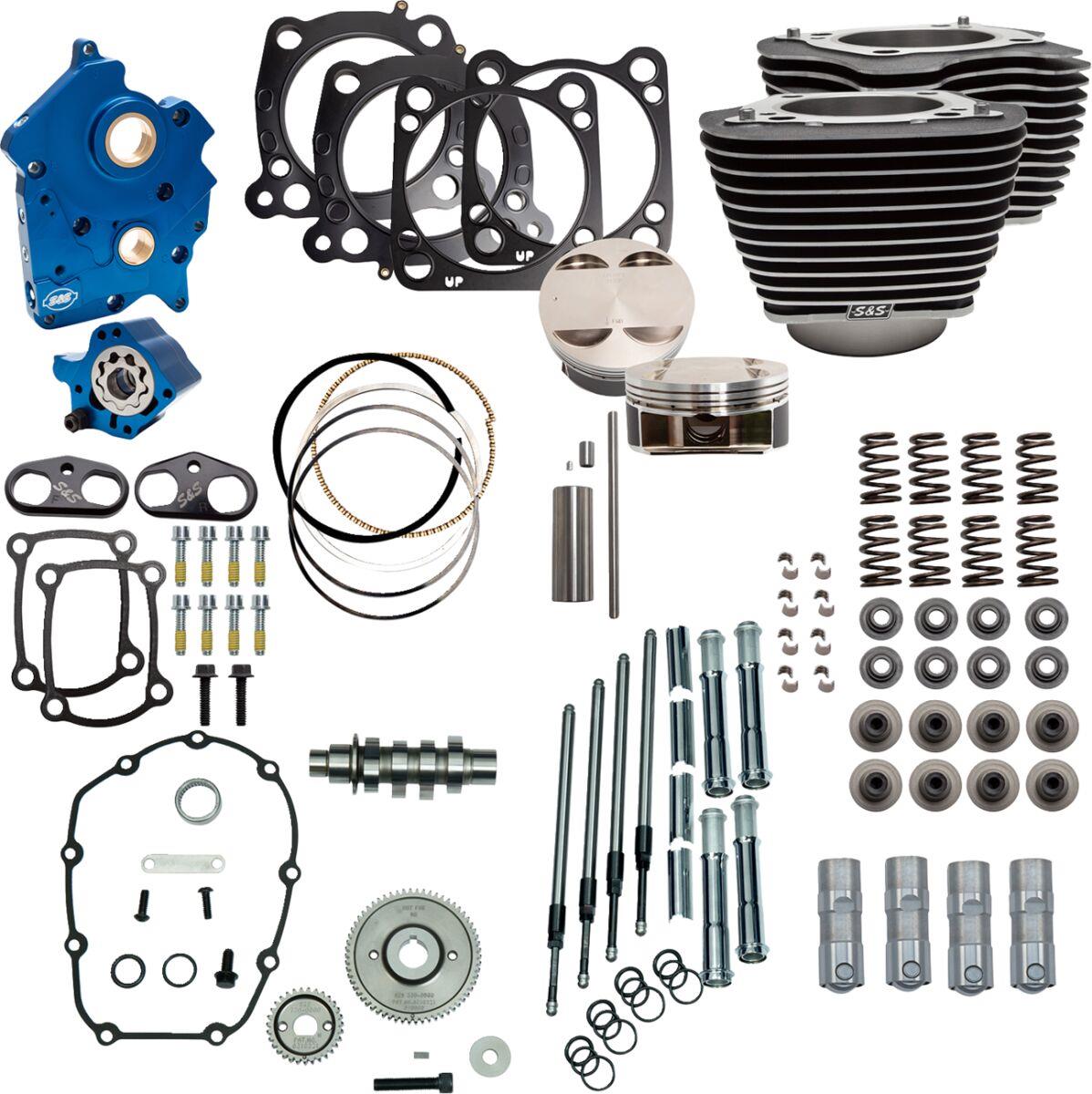 S&S Cycle 124" Power Package For Harley FLHTCUTG 1868 2017-2025 310-1051C