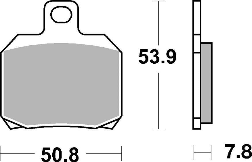 Sbs RQ Road Racing Carbon Tech Brake Pad For Ducati Monster 937 1998-2025 730RQ