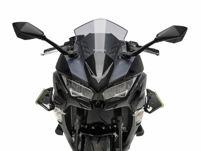 PUIG Sport Downforce Spoilers Black for Kawasaki Ninja 650 20-25 3882N