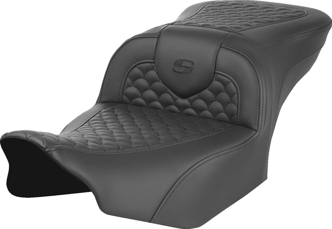 Saddlemen Scallop Stich Roadsofa Saddlehyde Seat Without Backrest For Harley Davidson FLTRXSE 1977 ABS 23-24 823-07-20800