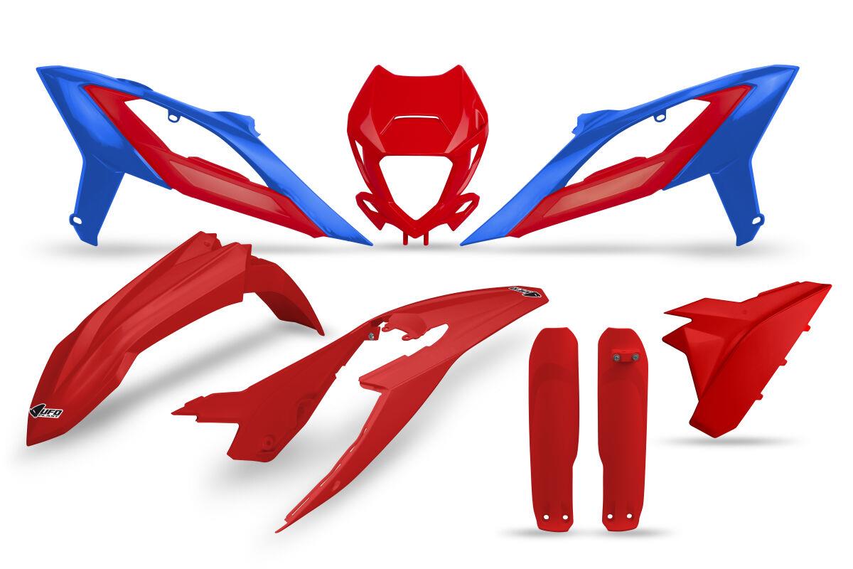 UFO Full Replacement Body Kit For Beta RR 250 2023-2024 Red BEKIT801F@063C