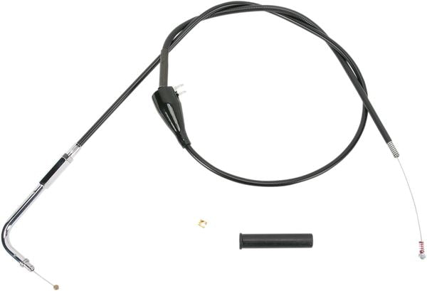 Drag Specialties Black Vinyl Cable For Harley FLHS 1340 1981-1989 Black 4340700B