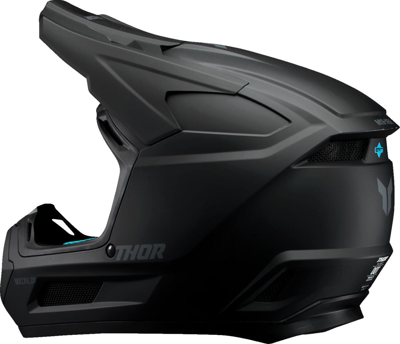 THOR Youth Fleet Blackout Helmet 2025 Model