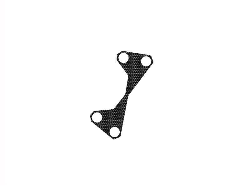 Puig Naked Yoke Protector Grey 22015R