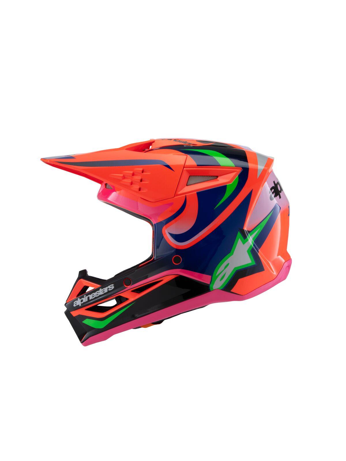 ALPINESTARS Youth SM3 Deegan Orange/Multi MX Helmet