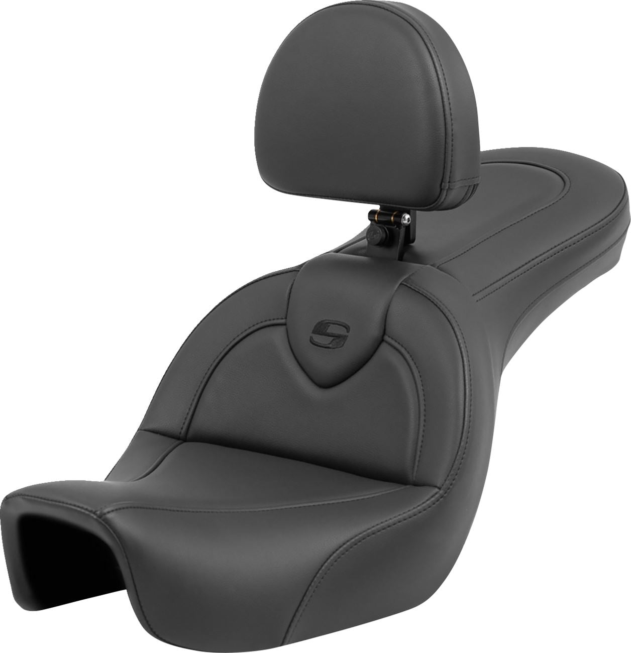 Saddlemen Roadsofa Standard Reach Seat With Backrest For HD FXDF 1690 06-17 806-04-187BR