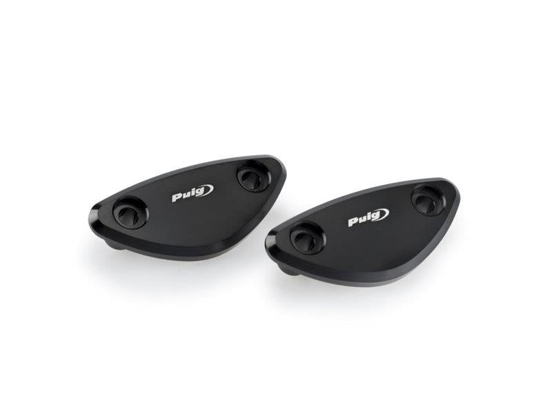 Puig Mirror Screw Caps Black 8157N