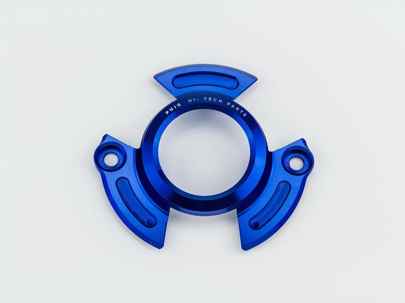 PUIG Clutch Cover Blue for Yamaha TMax 530/DX/SX/560/Tech Max 17-24 9855A