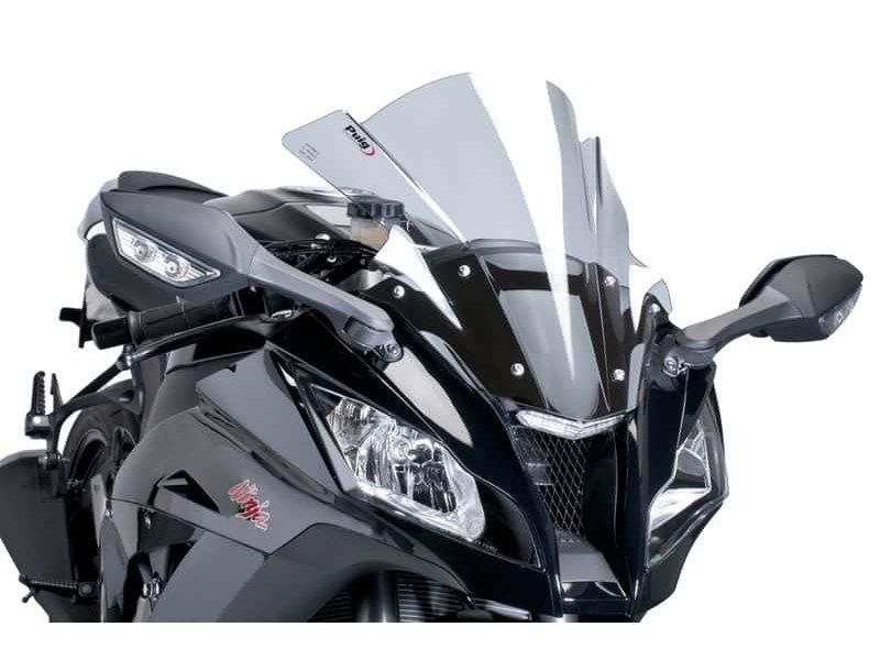 PUIG Z-Racing Screen Light Smoke for Kawasaki ZX-10R 11-15 5603H