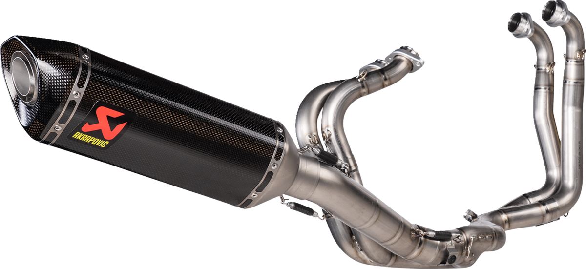 Akrapovic Evolution Line Exhaust System TI/CF For Aprilia RSV4 1100 21-24 S-A10E9-RC