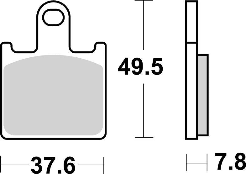 Sbs RST Brake Pads For Kawasaki ZZR 1400 2006-2019 Sintered Metal Set 838RST