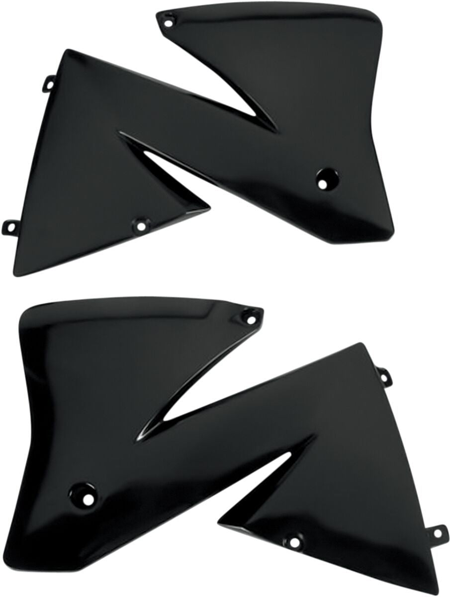 UFO RADIATOR COVERS KTM 2/4-STROKE (01-02) BLACK KT03066-001