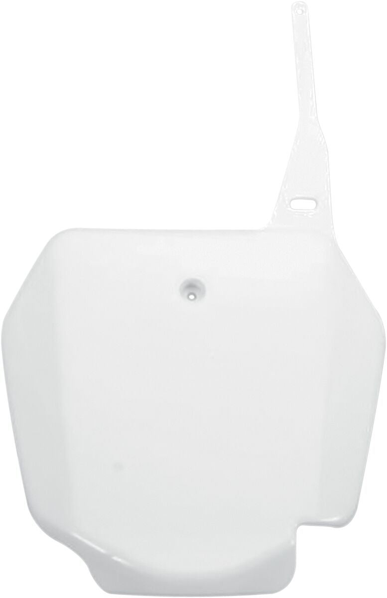 UFO FRONT NUMBER PLATE SUZUKI RM85 WHITE SU03968-041