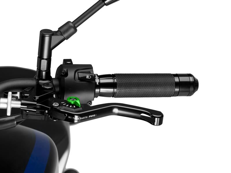 Puig Short V3 Clutch (Black Lever With Blue Selector) Green 4871N