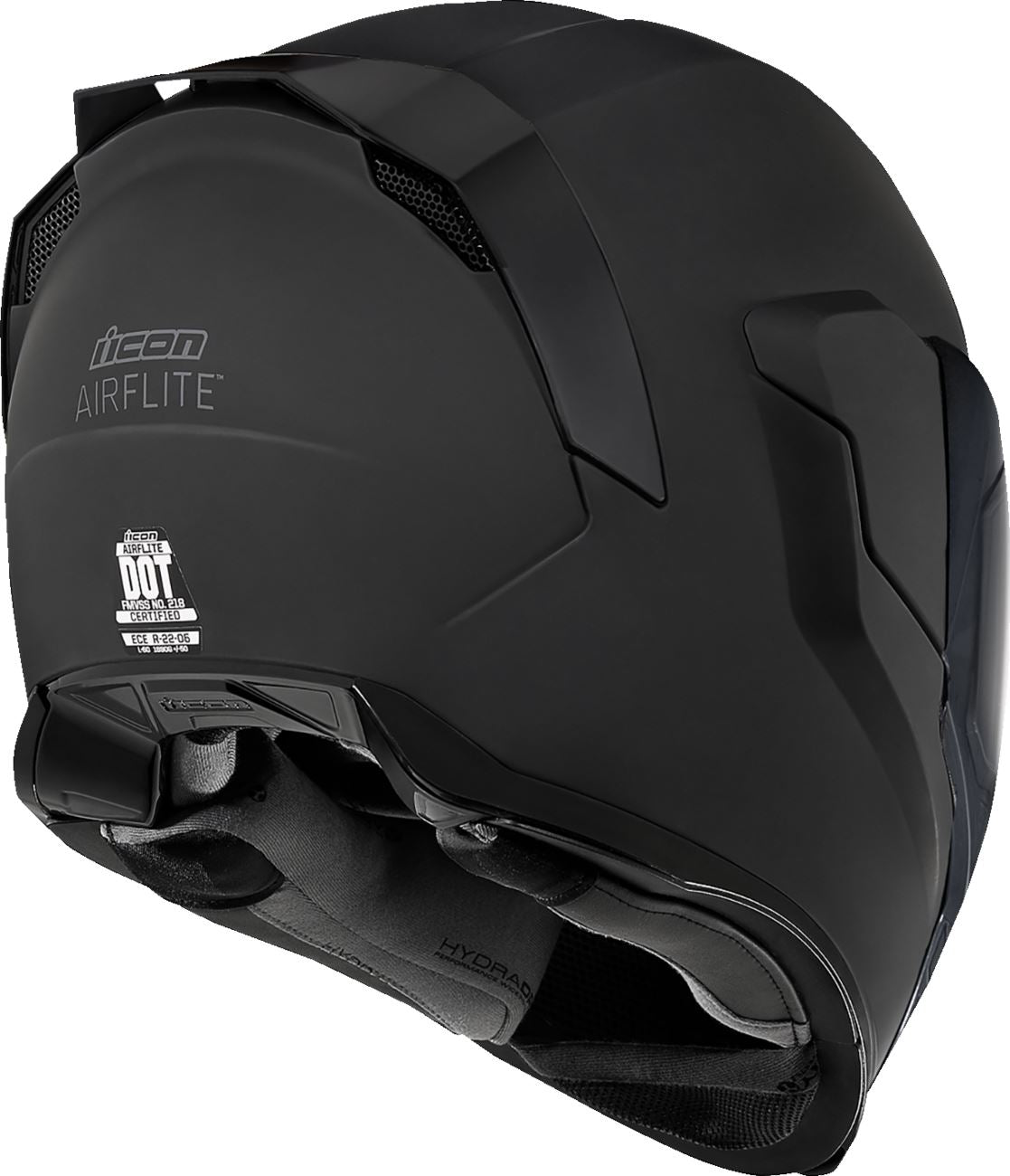 ICON Airflite™ Dark Motorcycle Helmet BK 2024 Model