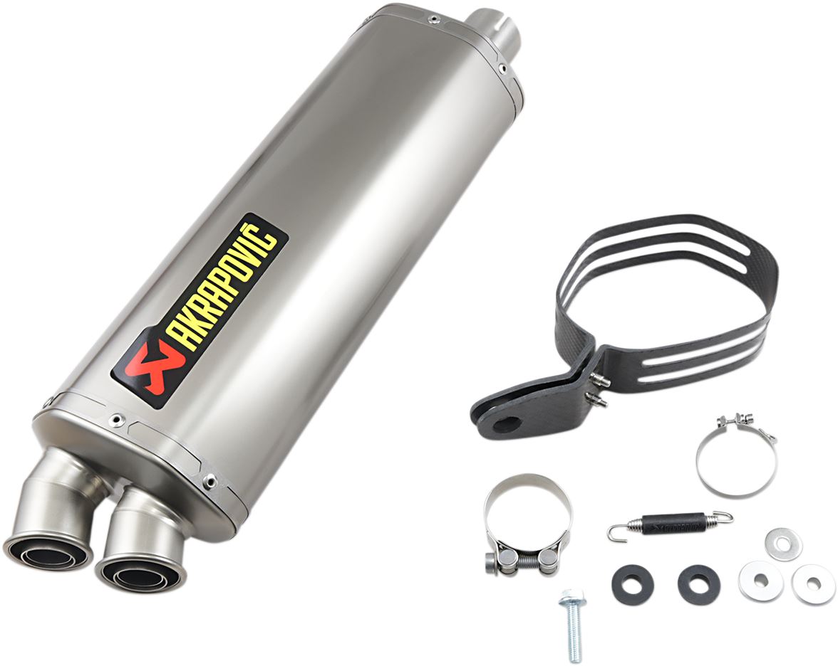 Akrapovic Slip-On Line Muffler TI/SS For Honda CRF 1000 LD 16-19 S-H10SO22-HWT