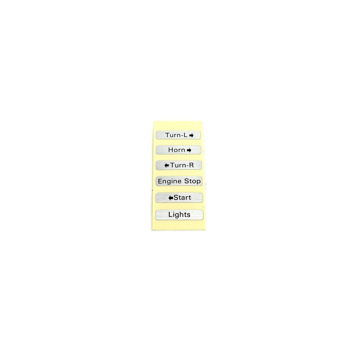 DAYTONA Switch Housing Decals 10PCS/BA 20666