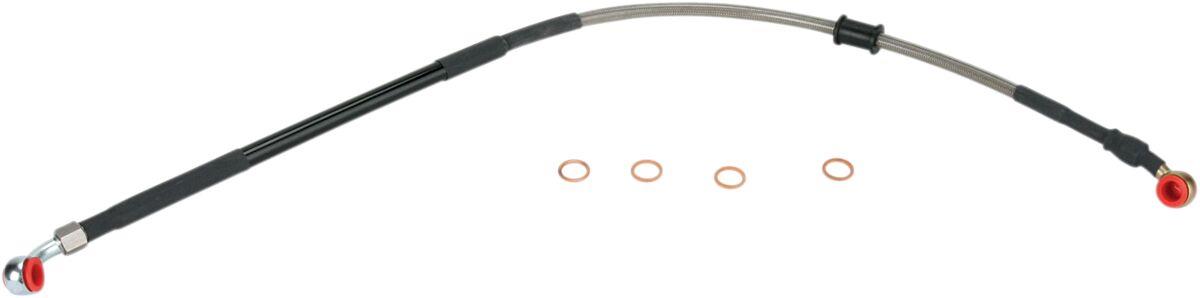 Moose Offroad Braided Brake Line For Honda CRF 450 R 2002-2008 H02-2-027/P